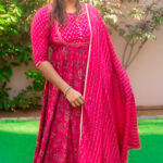 Pink Anarkali