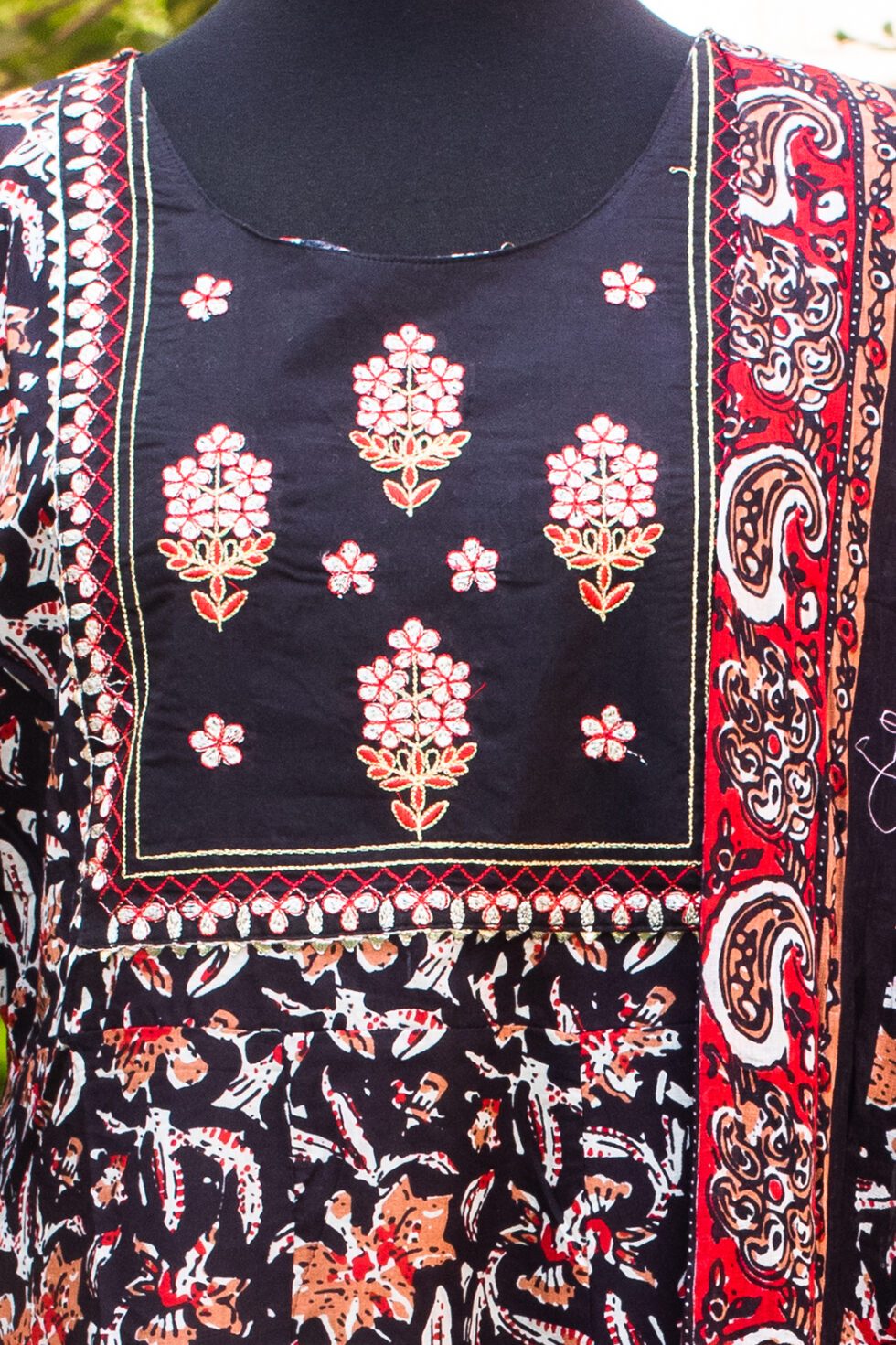 Detail of Anarkali yoke