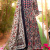 Blue Paisley Cotton Anarkali