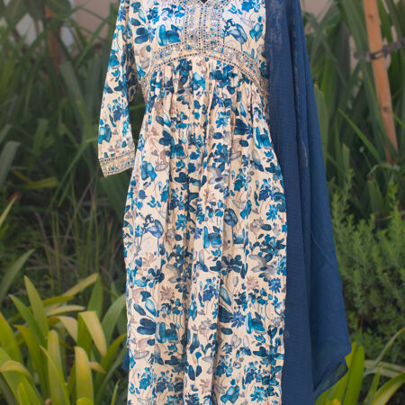 Blue Floral Nyra suit