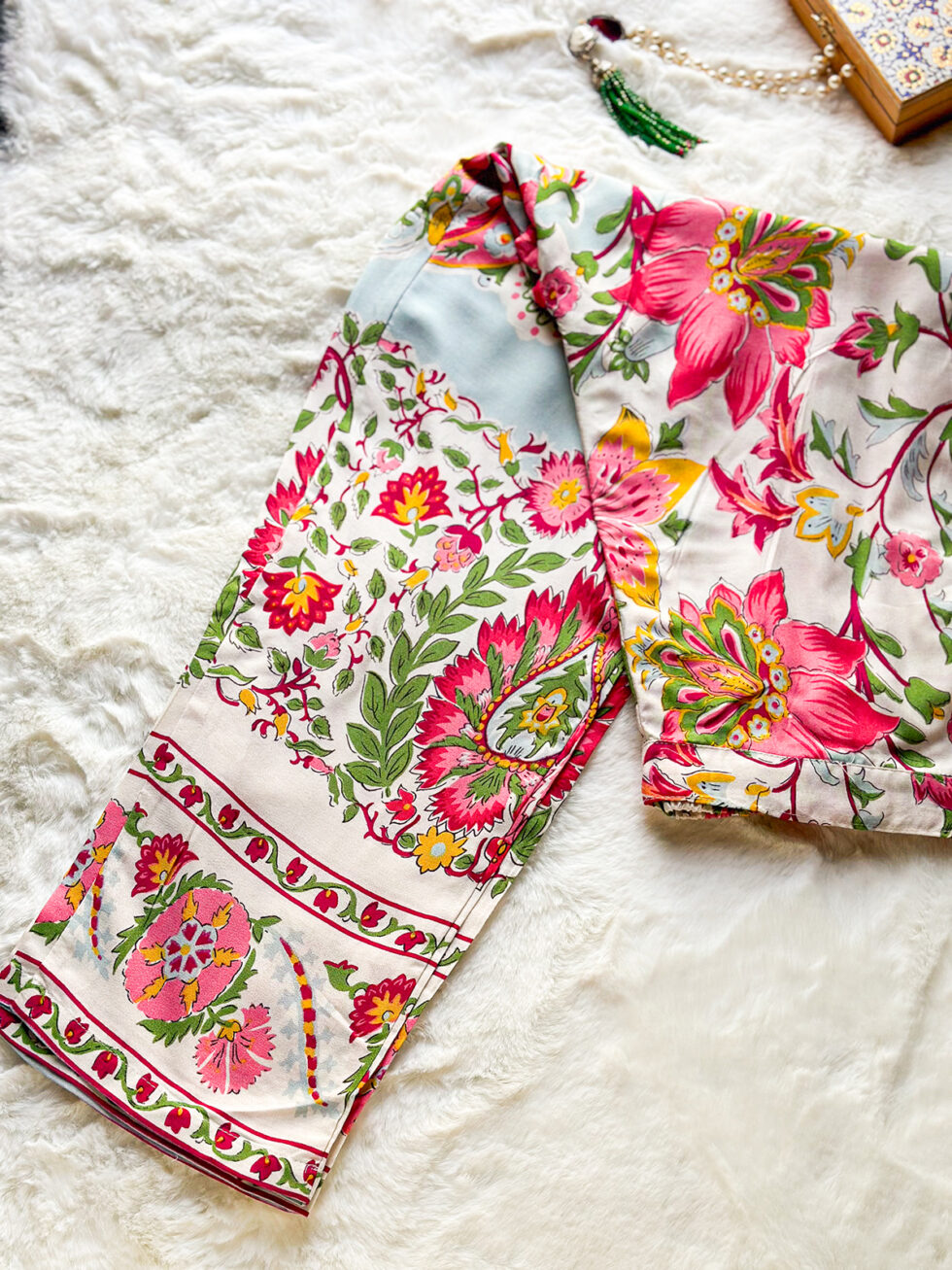 Cotton Floral printed Cord Set